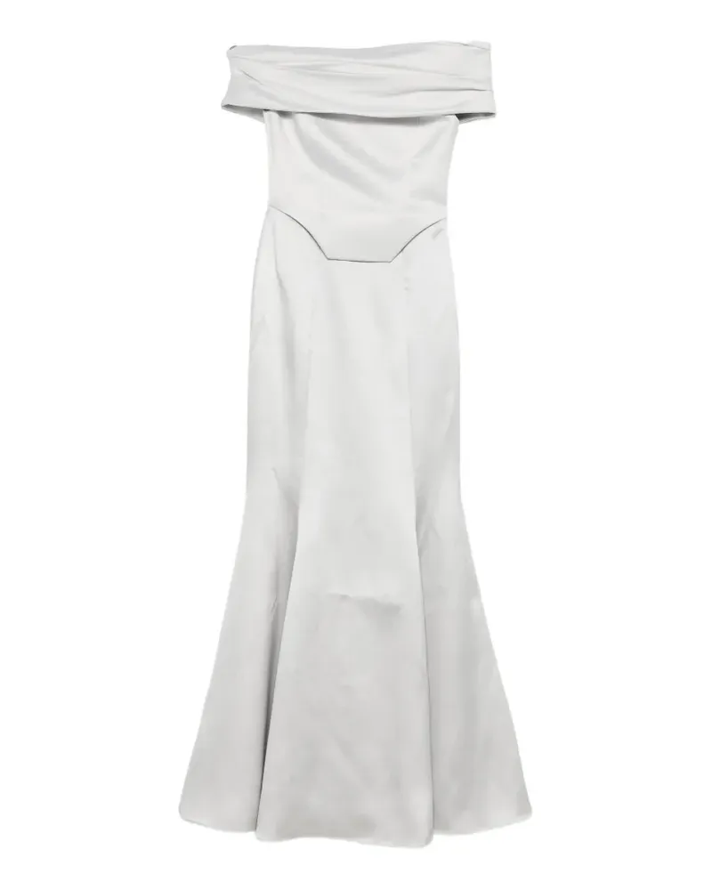 Solace London Alta Maxikleid - Silber Silber