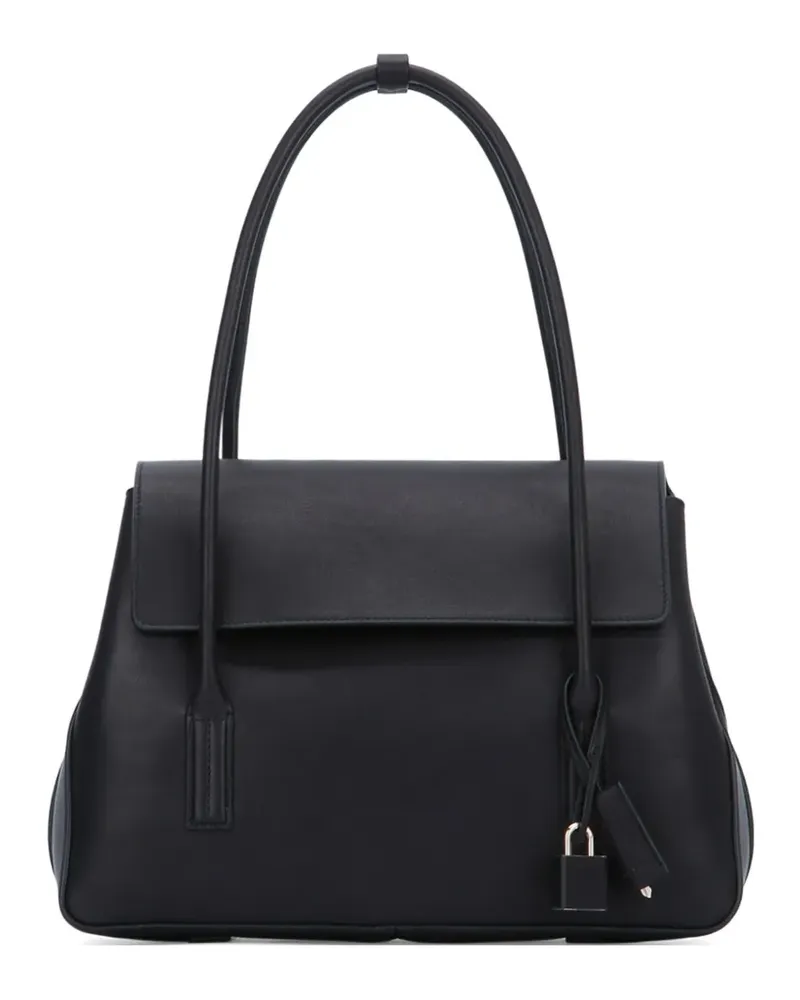 Tom Ford padlock-detail leather tote bag - Schwarz Schwarz