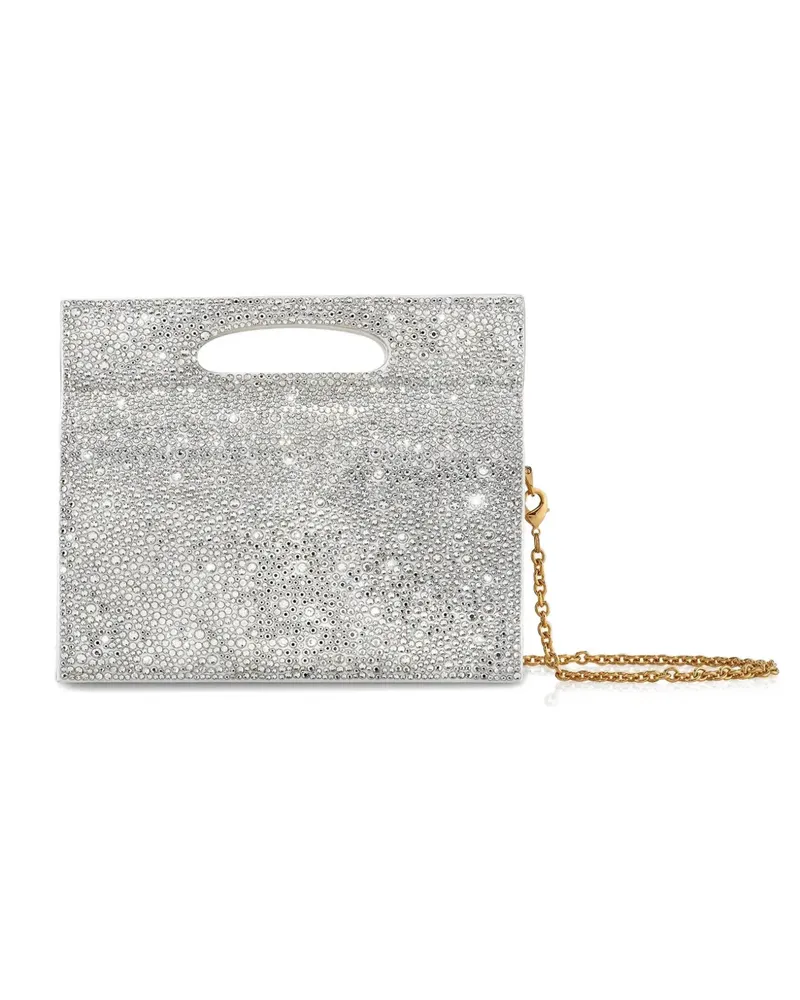 Tyler Ellis mini Stella crystal-embellished tote bag - Silber Silber