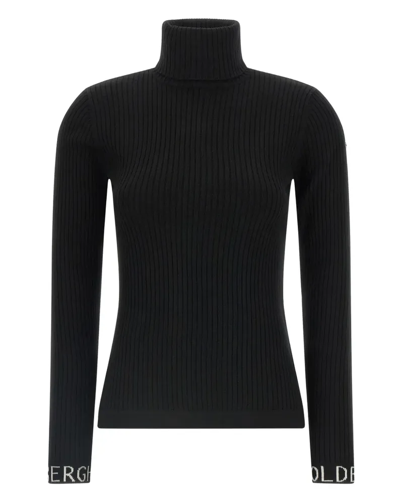 GOLDBERGH Gerippter Mira Rollkragenpullover - Schwarz Schwarz