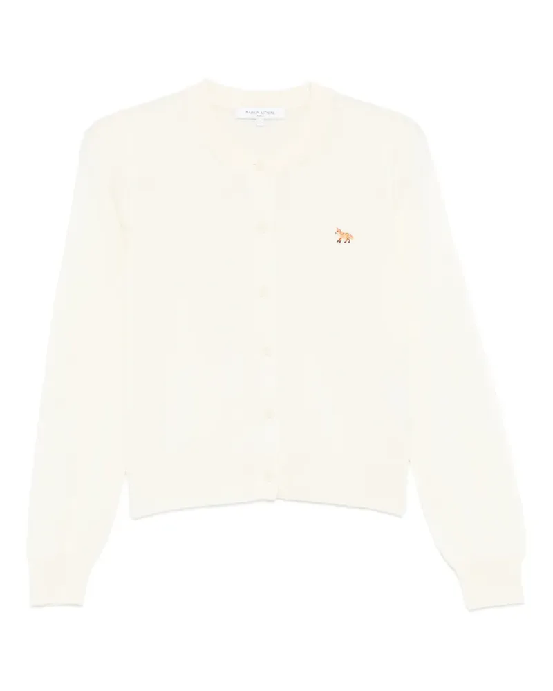 Kitsuné Cardigan mit Fuchs-Motiv - Nude Nude