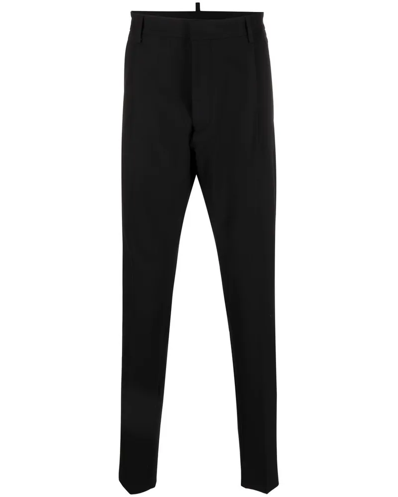 Dsquared2 Schmale Cropped-Hose - Schwarz Schwarz