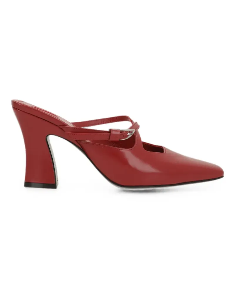 NODALETO Mules aus Leder - Rot Rot