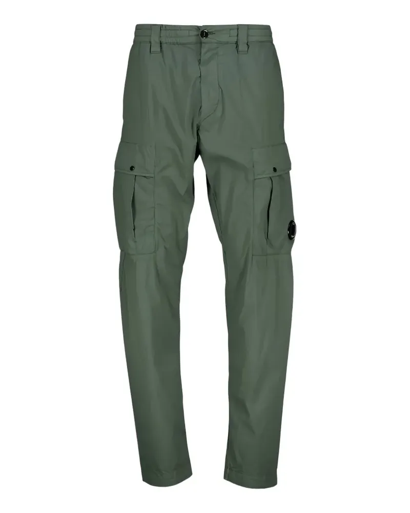 C.P. Company lens-detail cotton cargo pants - Grün Grün