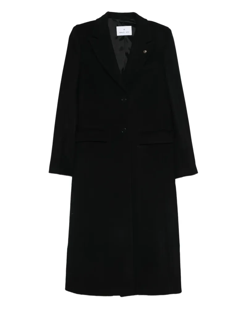 Manuel Ritz wool-blend coat - Schwarz Schwarz