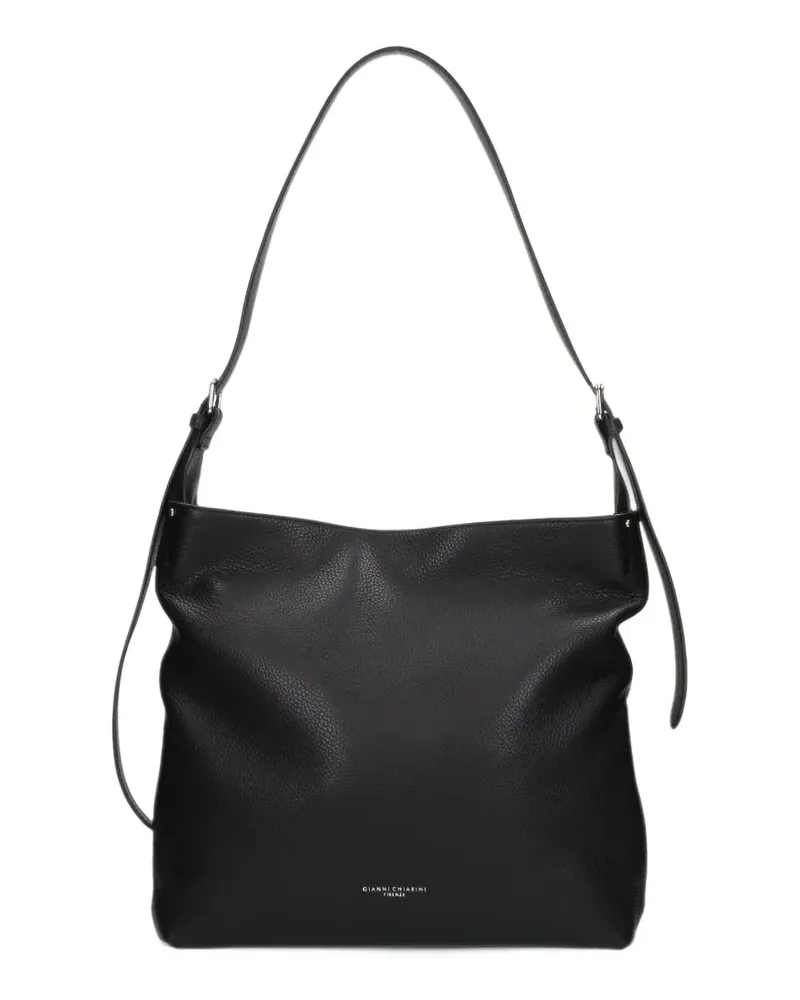 Gianni Chiarini Tote Bag mit gekörntem Leder - Schwarz Schwarz