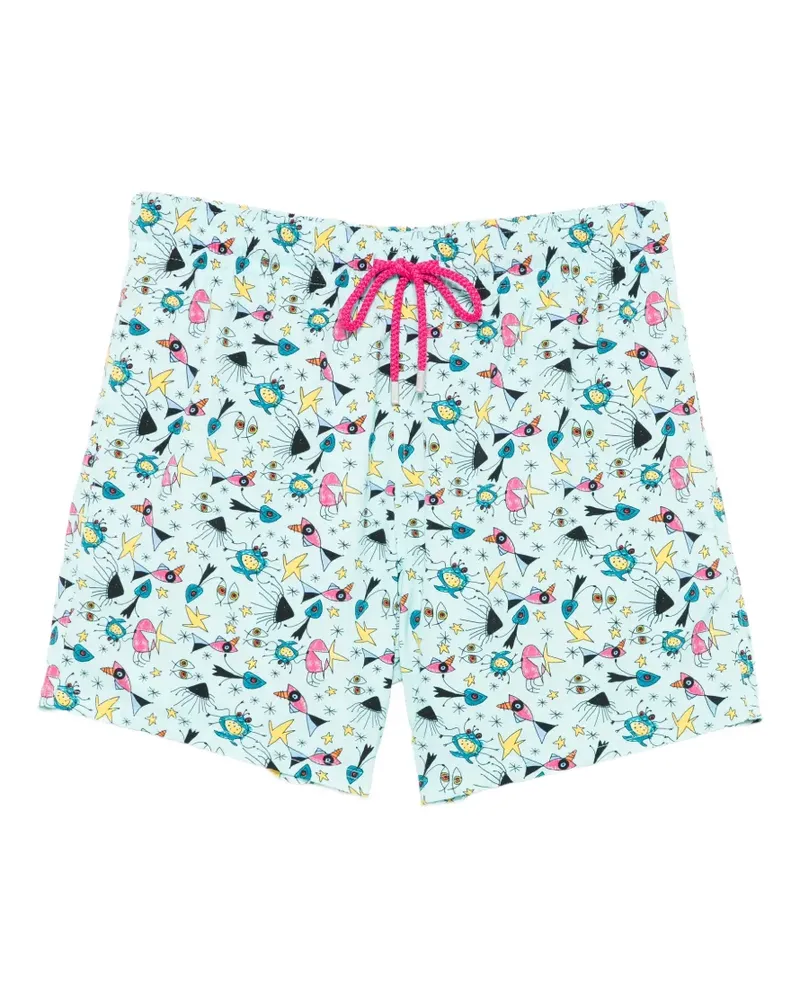 Vilebrequin graphic-print swim shorts - Blau Blau