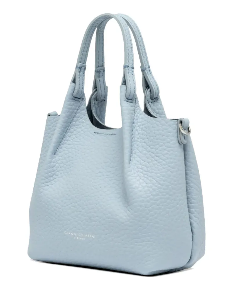 Gianni Chiarini Dua Schultertasche aus Wildleder - Blau Blau