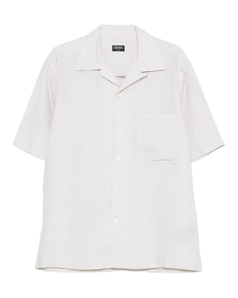 Ermenegildo Zegna short-sleeve shirt - Nude Nude