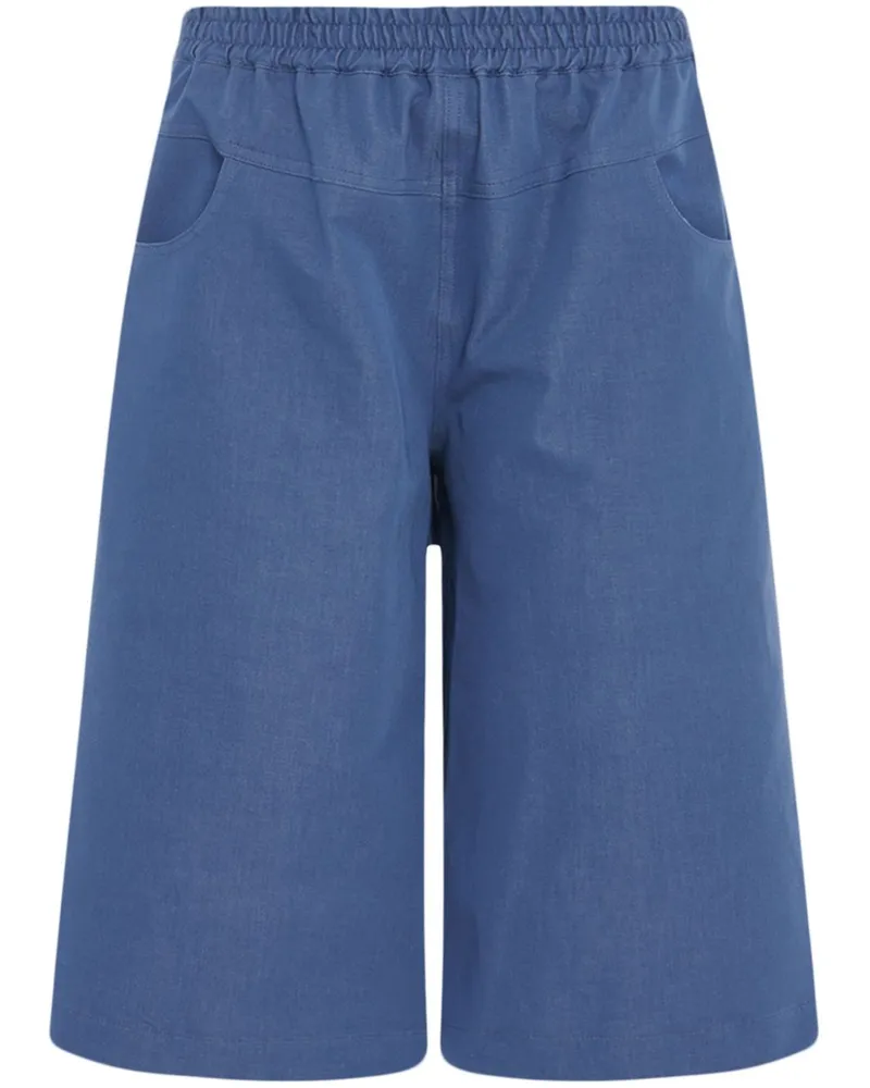 Rosetta Getty Knielange Shorts - Blau Blau
