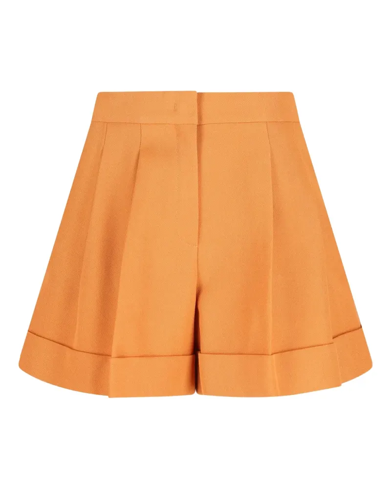 Fendi Klassische Shorts mit Falten - Orange Orange