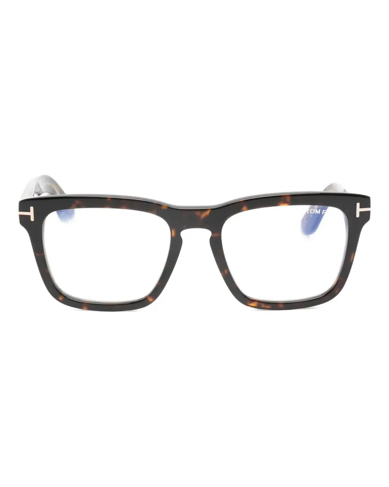 Tom Ford Icon Brille mit eckigem Gestell - Braun Braun