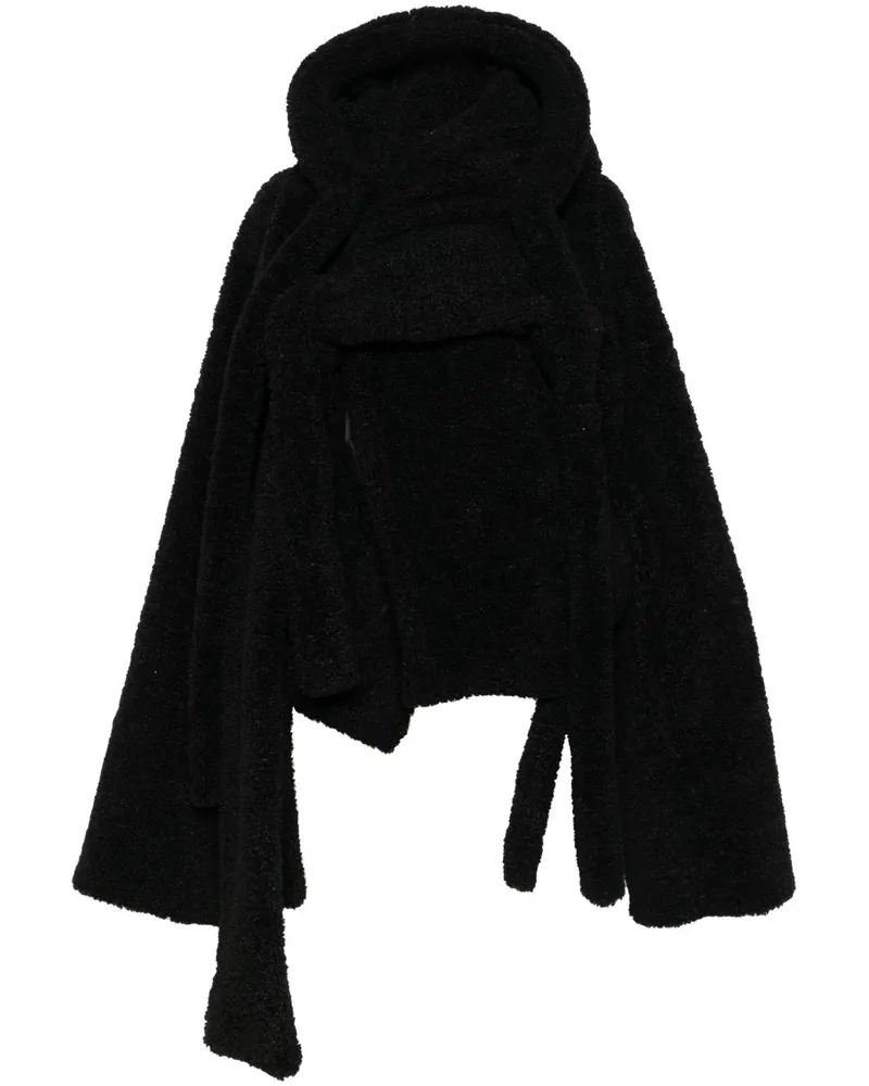 OTTOLINGER Gewickelte Teddy-Jacke - Schwarz Schwarz