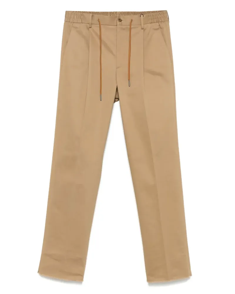 Tagliatore Hose mit Kordelzug - Braun Braun