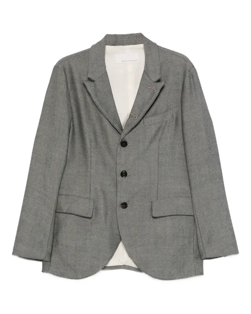 Original Vintage Style Byron striped blazer - Grau Grau