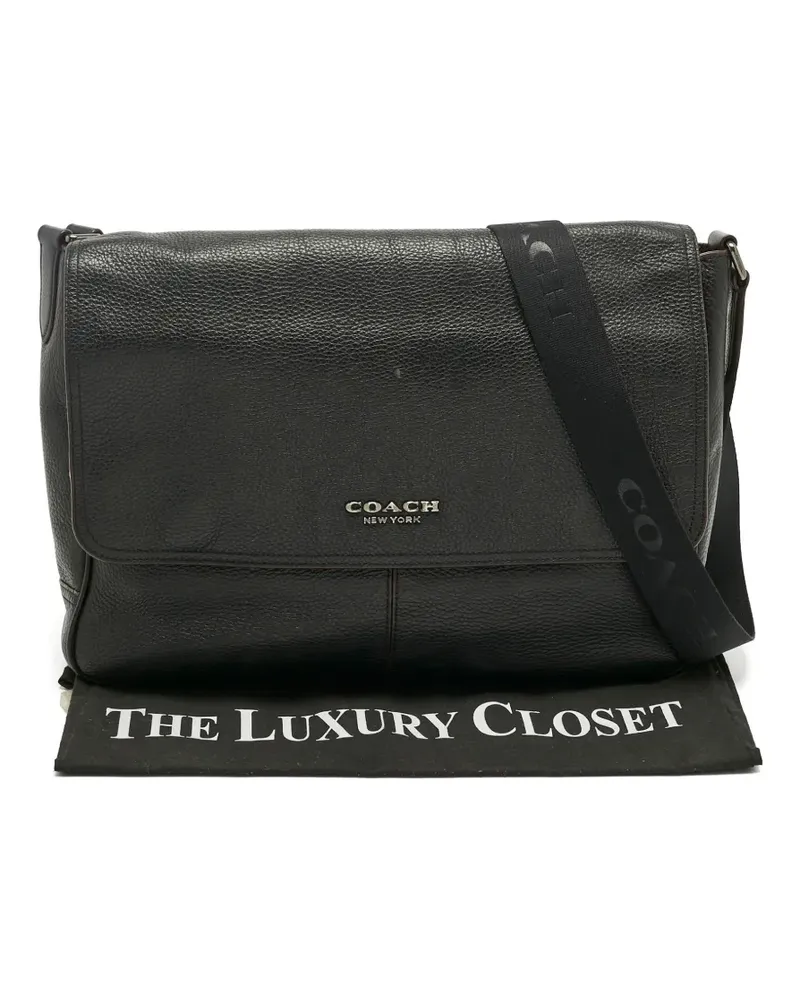 Coach Metropolitan leather shoulder bag - Schwarz Schwarz