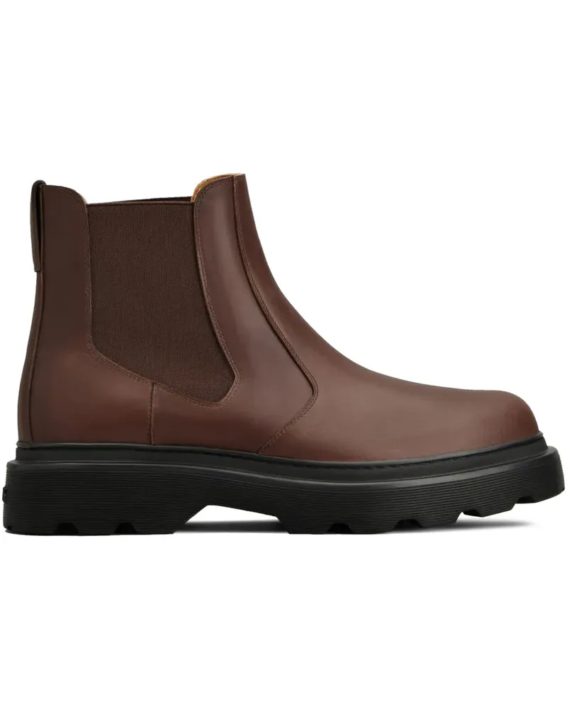 TOD'S Chelsea-Boots mit elastischen Einsätzen - Braun Braun
