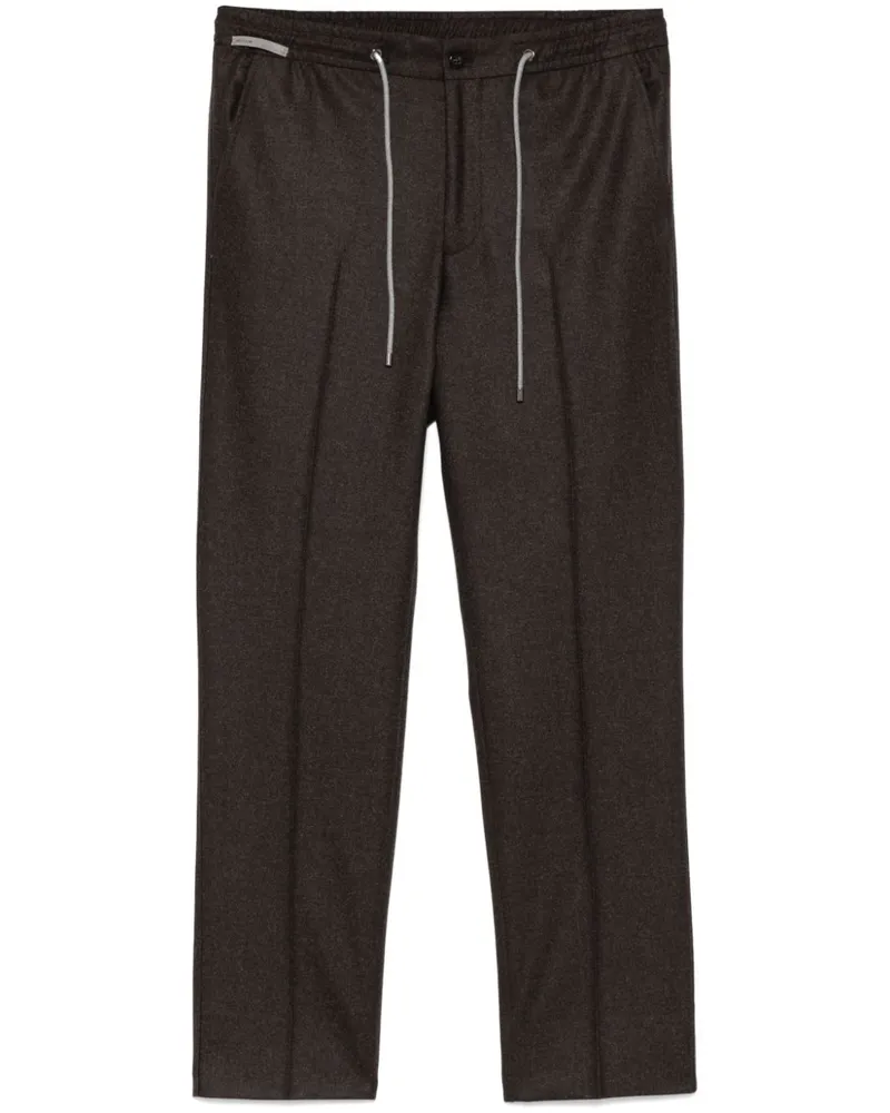 Corneliani Hose mit Kordelzug - Braun Braun