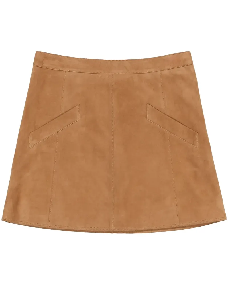 BIMBA Y LOLA Minirock aus Leder - Braun Braun