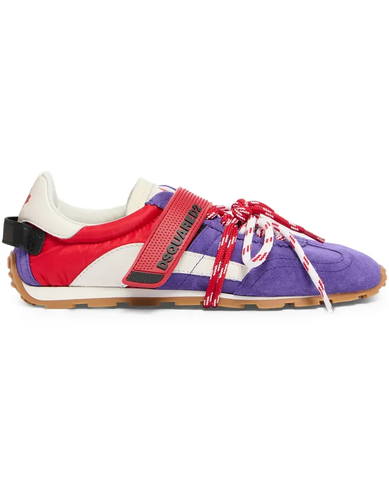 Dsquared2 Sneakers mit Ahornblatt-Riemen - Violett Violett