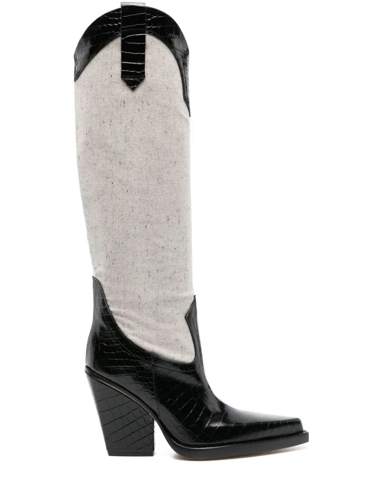 Paris Texas El Dorado Stiefel 100mm - Nude Nude