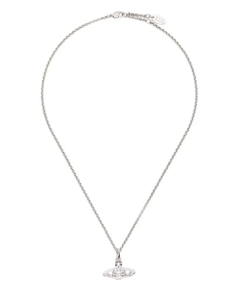 Vivienne Westwood Mini Bas Relief Pendant n ecklace - Silber Silber