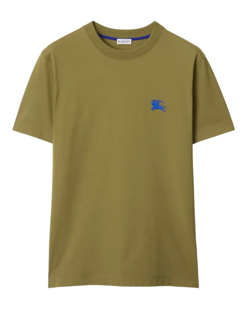 Burberry T-Shirt mit Logo - Grün Grün