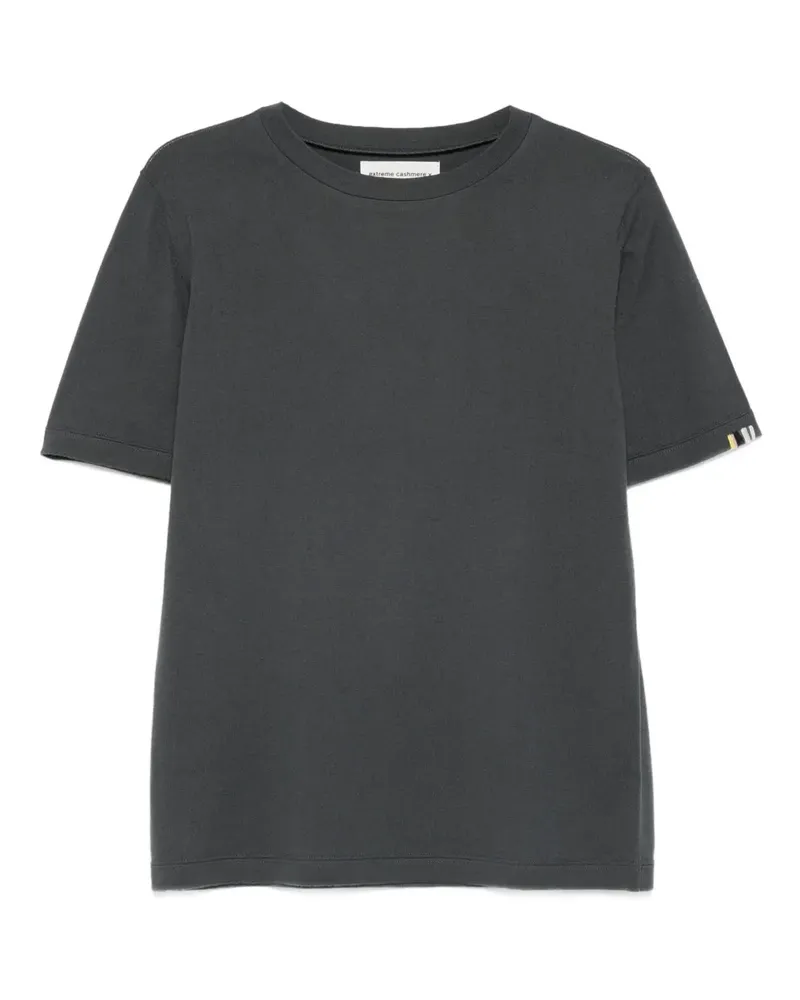 extreme cashmere T-Shirt mit Rundhalsausschnitt - Grau Grau