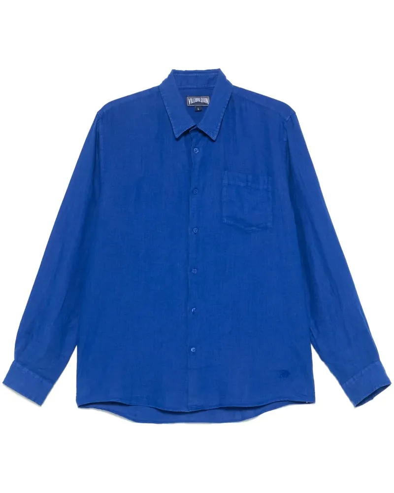 Vilebrequin Caroubis' Hemd - Blau Blau