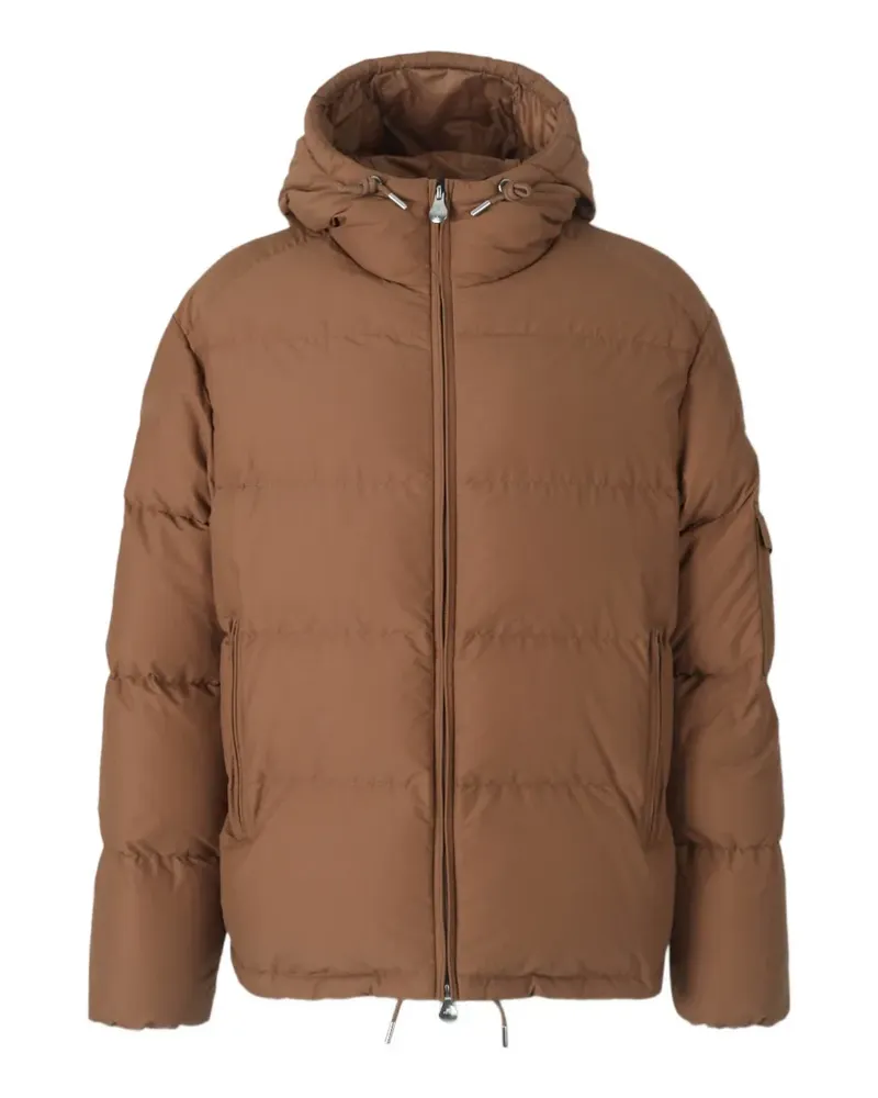 Moncler Himalaya Daunenjacke mit Kapuze - Braun Braun