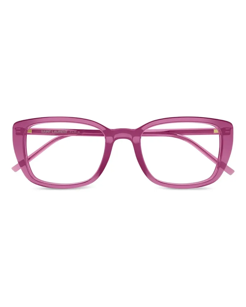 Saint Laurent Brille mit eckigem Gestell - Rosa Rosa