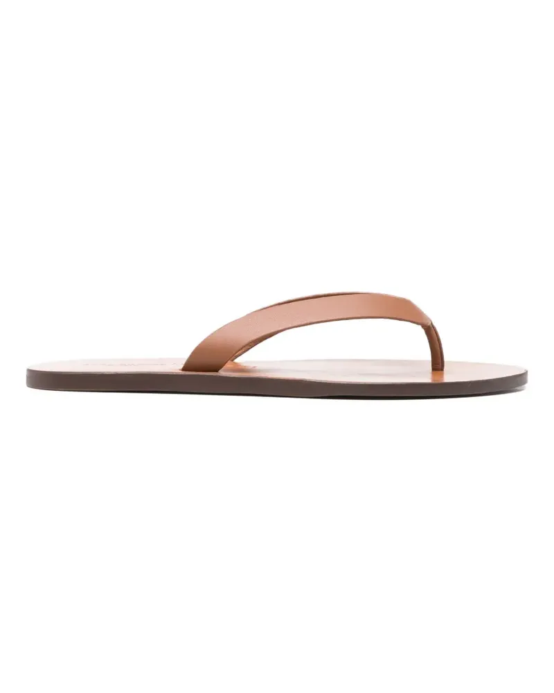 Manebí leather flip-flops - Braun Braun