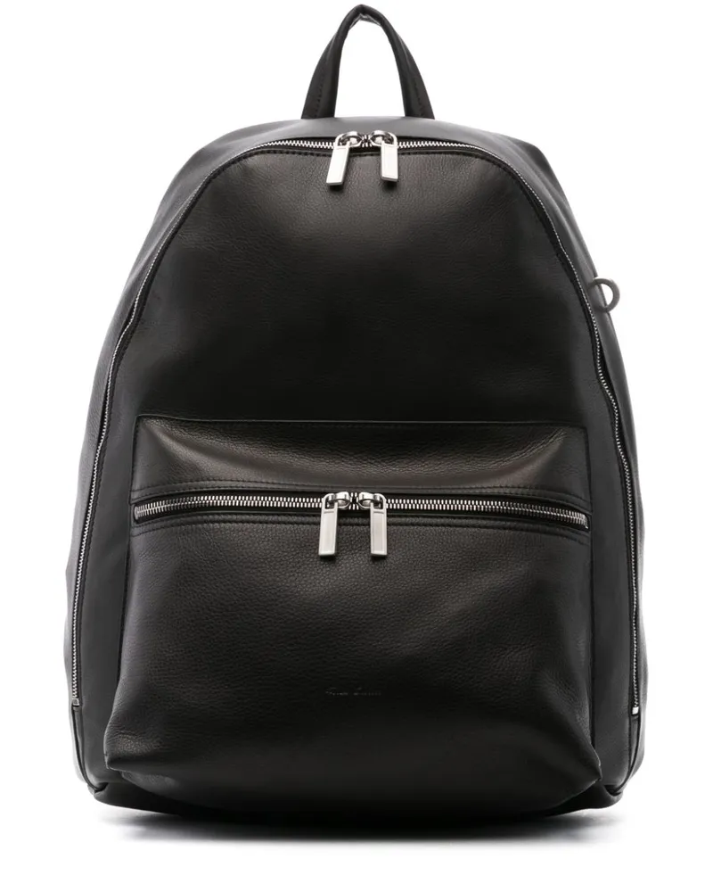 Rick Owens Rucksack aus Leder - Schwarz Schwarz