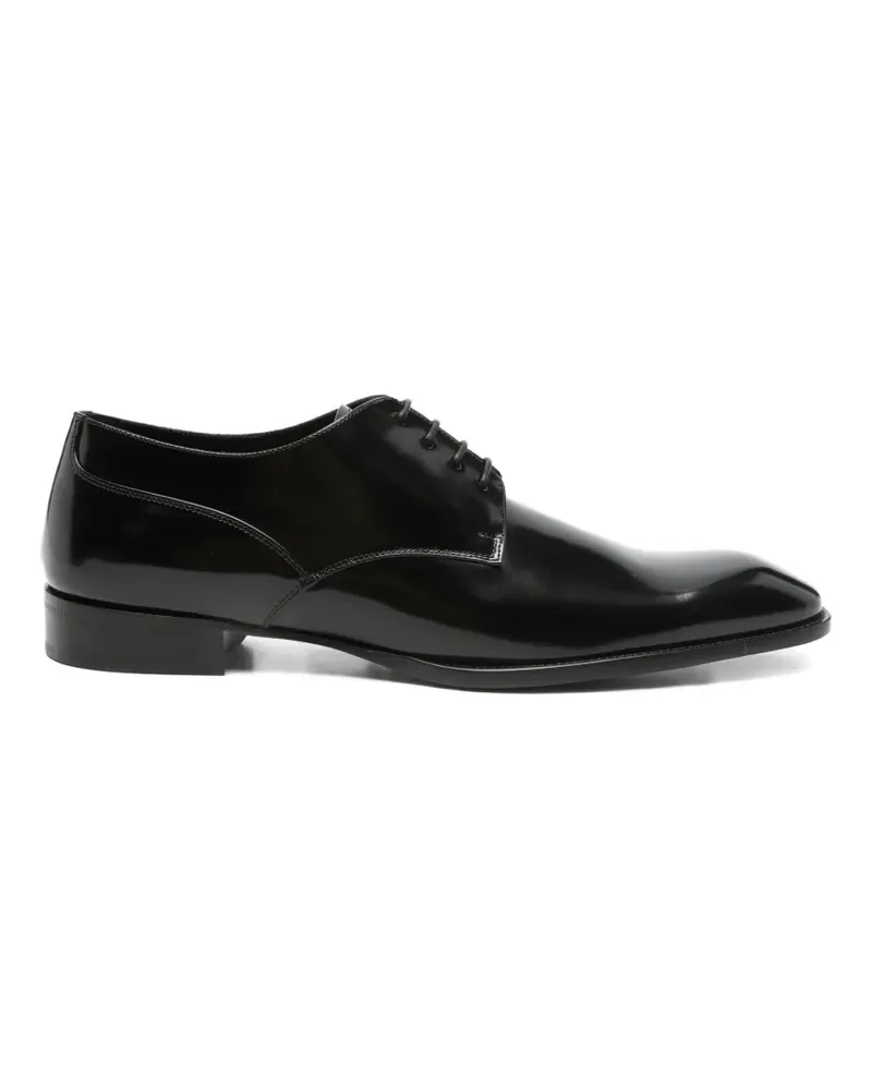 Saint Laurent patent leather Derby shoes - Schwarz Schwarz
