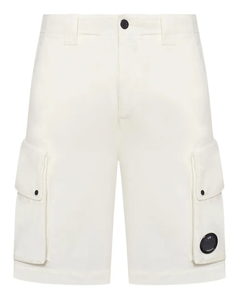 C.P. Company Klassische Cargo-Shorts - Weiß Weiß