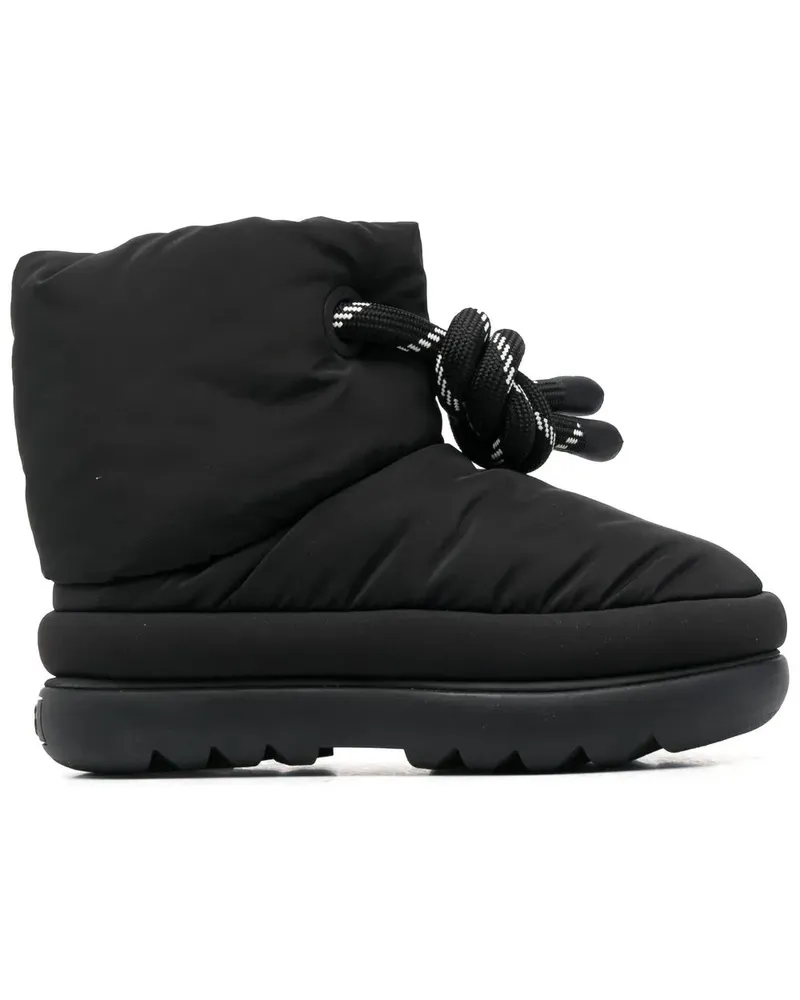 UGG Schnürstiefel mit dicker Sohle - Schwarz Schwarz