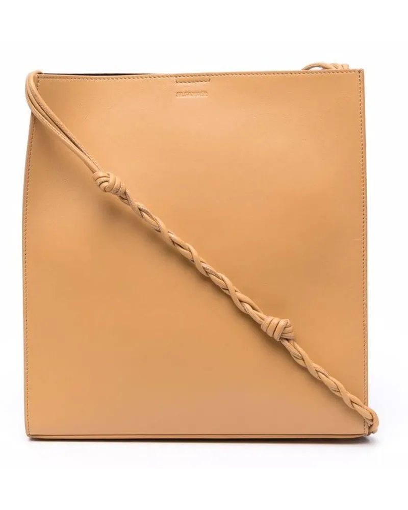 Jil Sander Tangle Shopper mit geprägtem Logo - Nude Nude