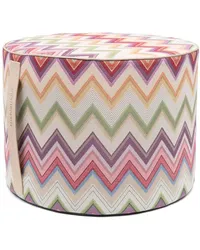 Missoni Home Hocker mit Zickzackmuster Grün