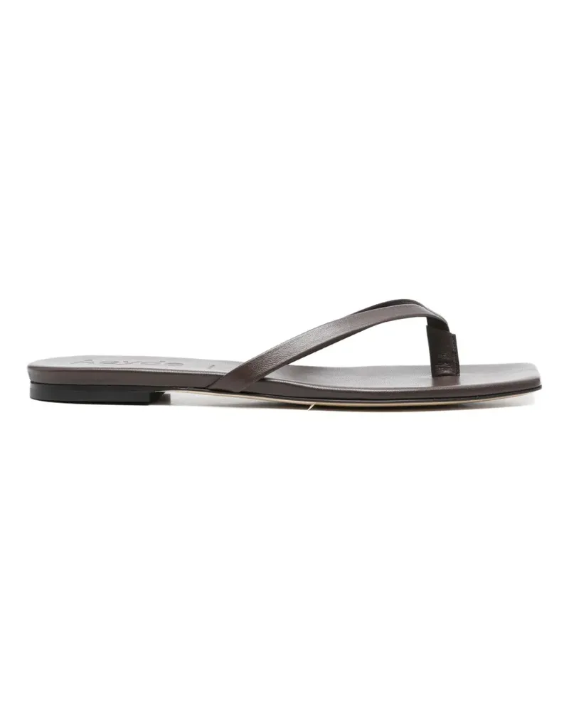 aeyde Renee flip flop - Braun Braun