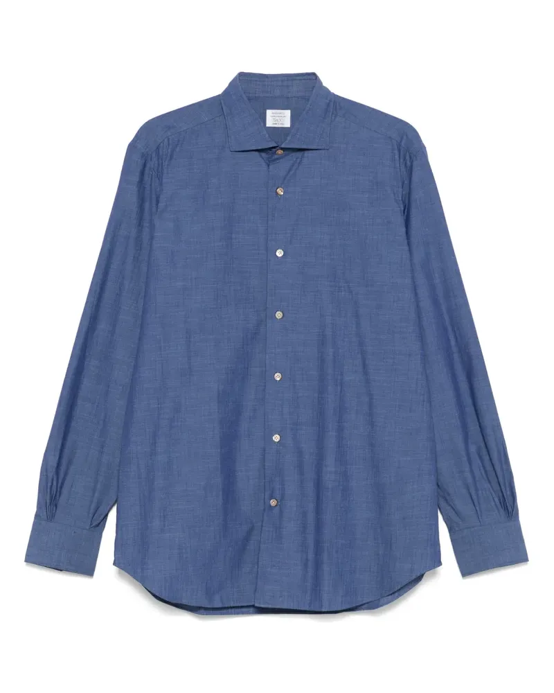 MAZZARELLI Klassisches Hemd - Blau Blau