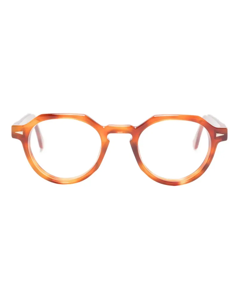 AHLEM Brille mit rundem Gestell - Orange Orange
