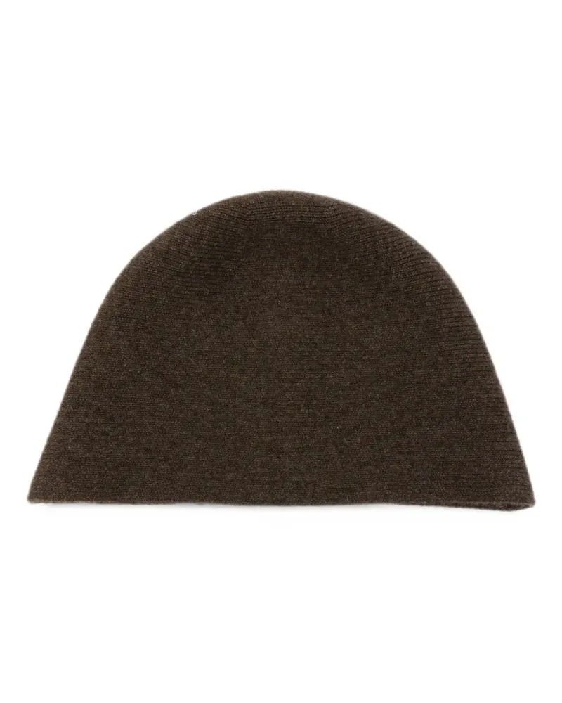 Uma Wang knitted beanie hat - Braun Braun