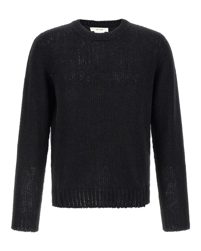 The Row Gerippter Lang Pullover - Schwarz Schwarz