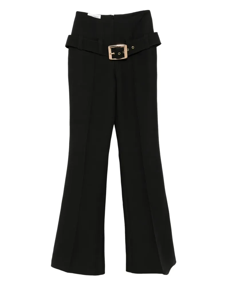 Isabel Sanchís Macar Hose mit hohem Bund - Schwarz Schwarz