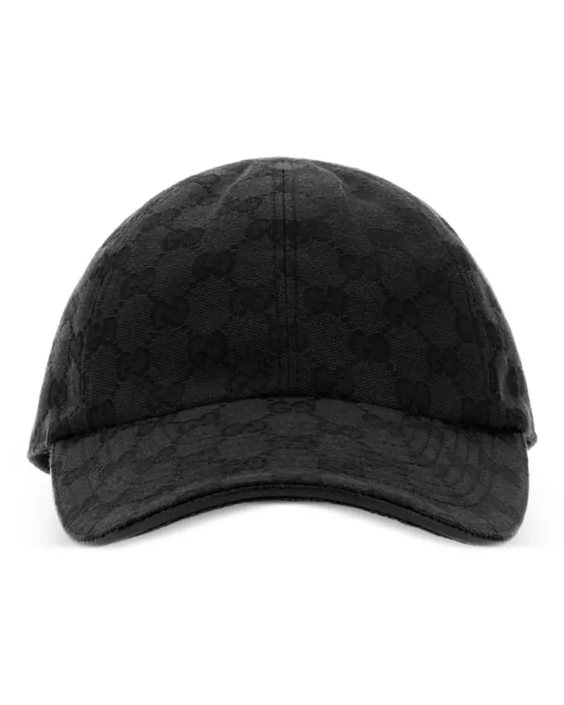 Gucci Baseballkappe mit GG - Schwarz Schwarz