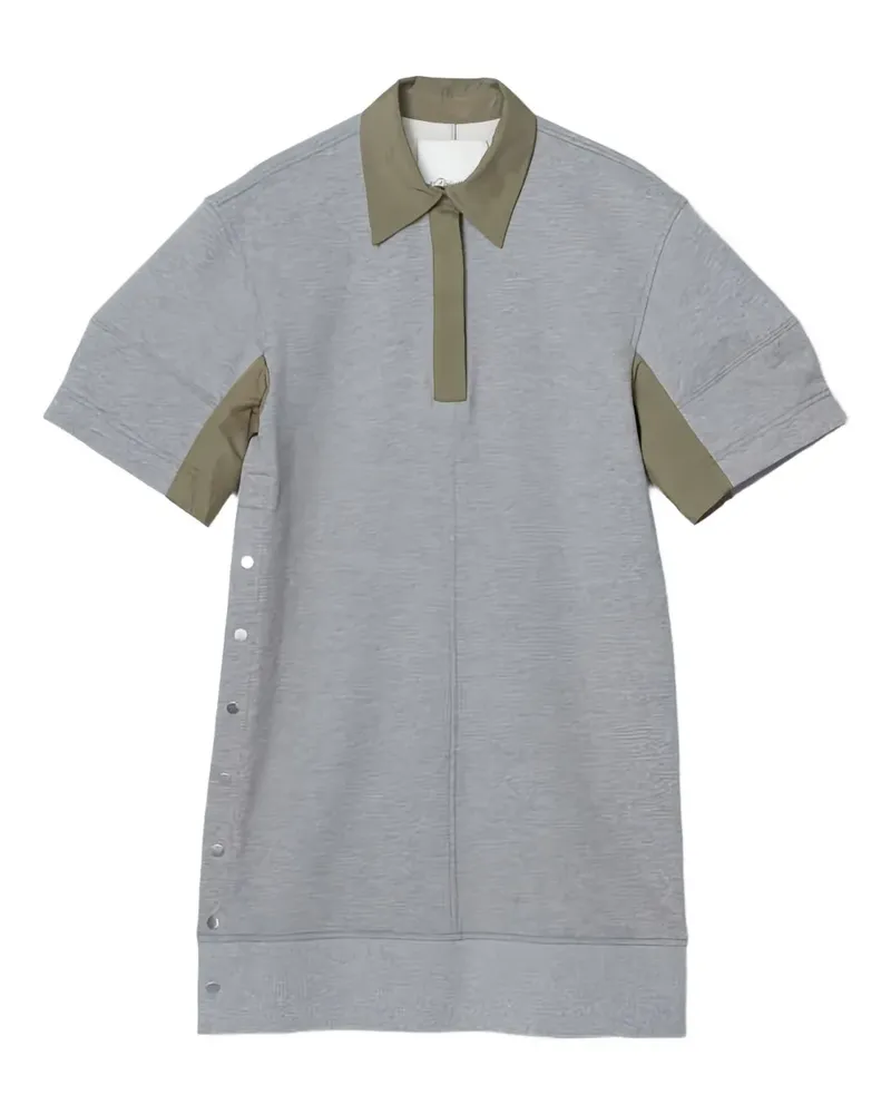 3.1 phillip lim Kleid mit Poloshirtkragen - Grau Grau