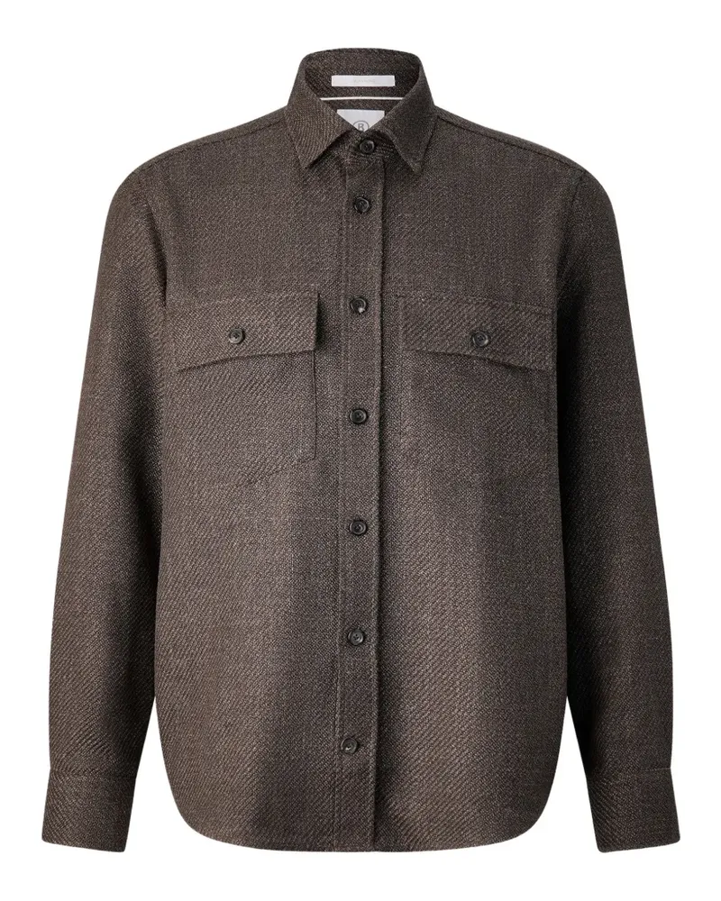 Bogner Heiko Button-down-Hemd mit Klappentasche - Braun Braun