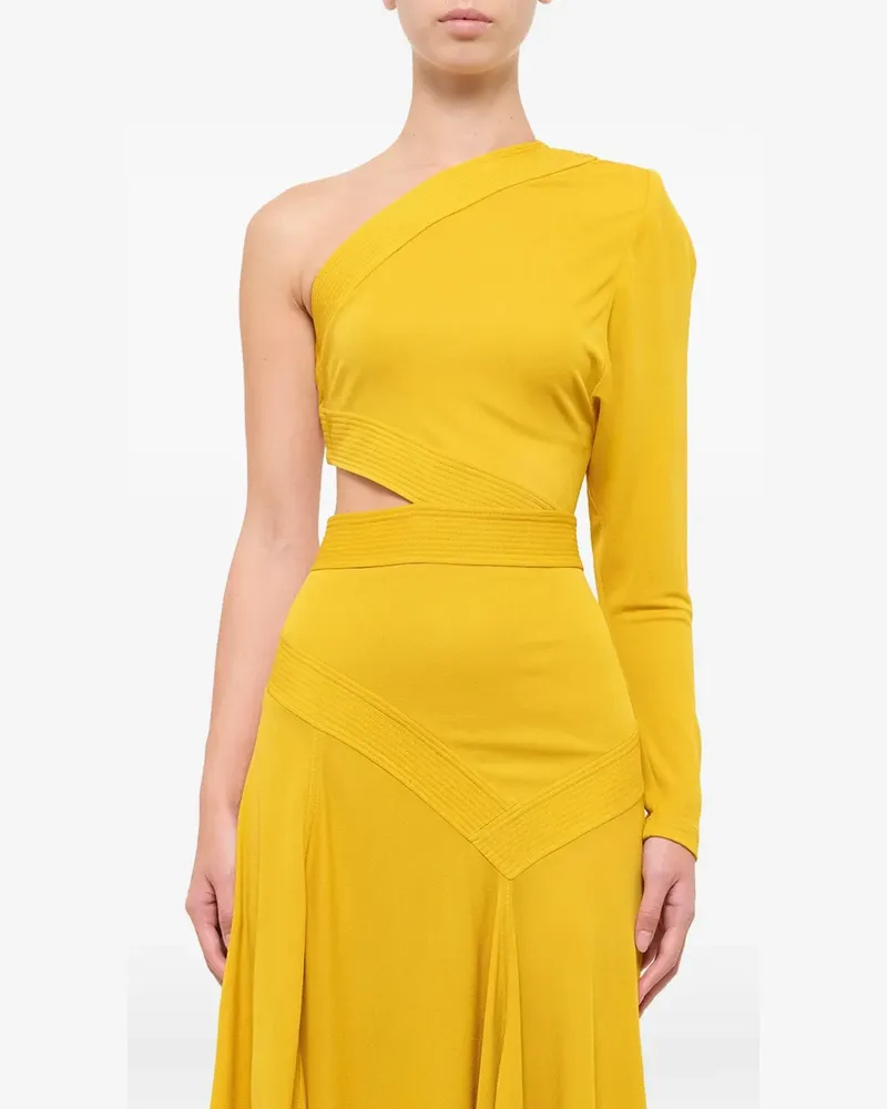 Givenchy Einschultriges Midikleid - Gelb Gelb