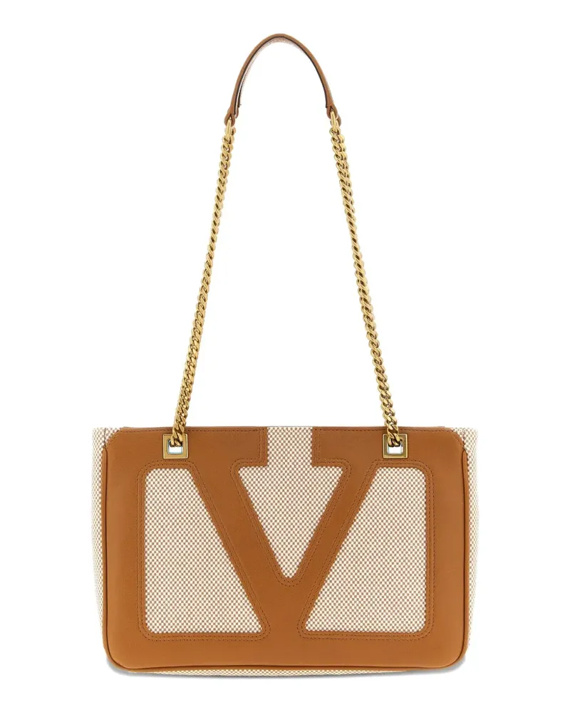 Valentino Garavani Kleine Viva Superstar Schultertasche - Nude Nude