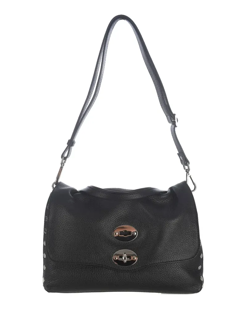 Zanellato studded leather tote bag - Schwarz Schwarz
